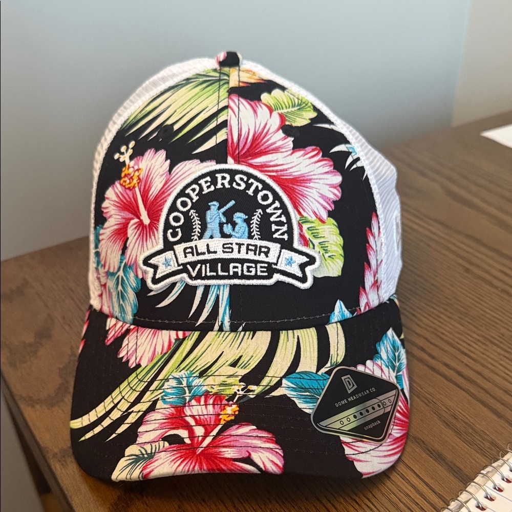 New Era Floral Mesh Cap